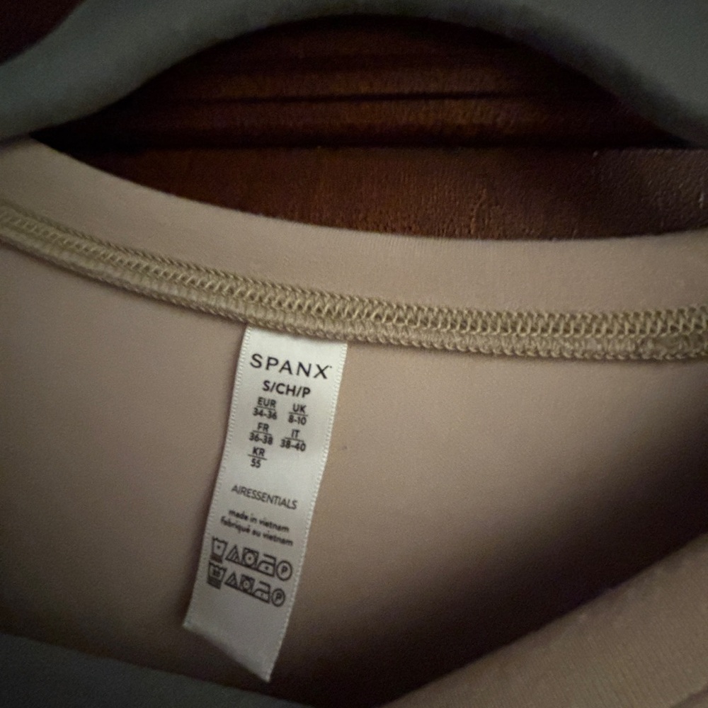 SPANX Air Essentials Sleeveless Tan Midi Dress - Picture 3 of 3